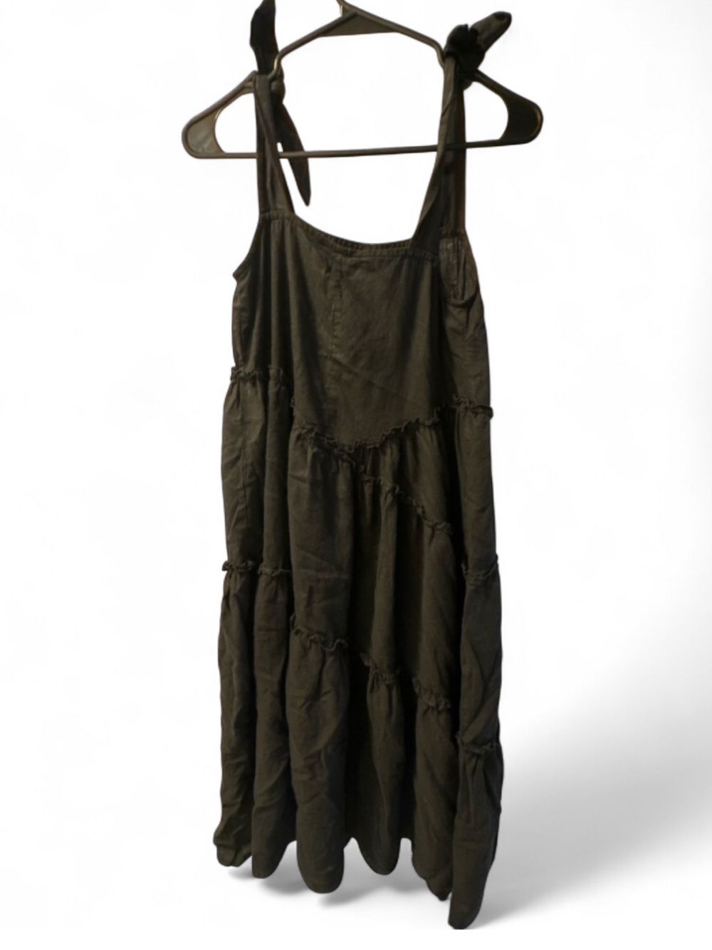 Black Urban Outfitters Tiered Maxi Dress